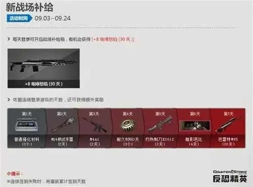 《反恐精英OL》强化材料获取攻略：商城购买、活动奖励、任务签到详解